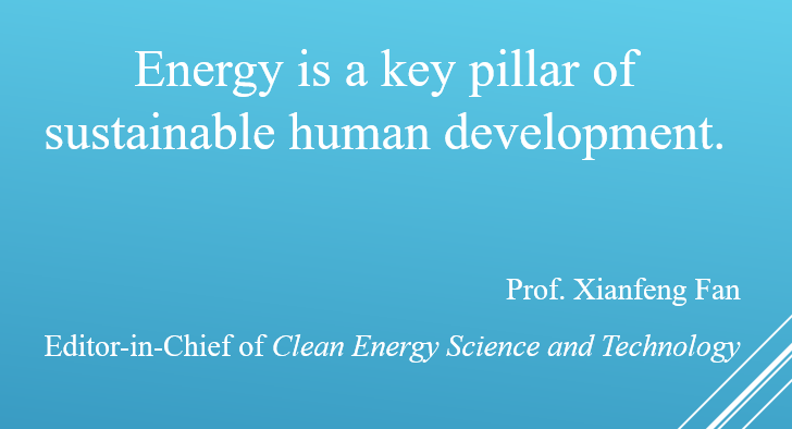 Energy is a key pillar of sustainable human development